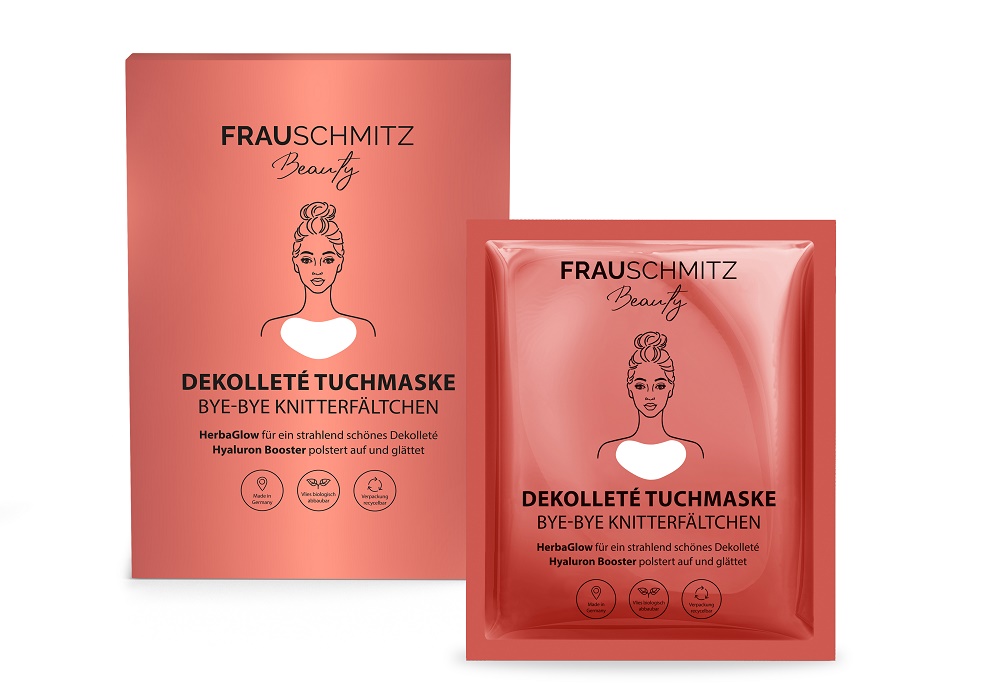FrauSchmitz Dekolleté Tuchmaske, Set (3 Stück)