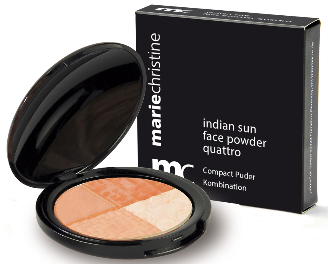 mc mariechristine Indian Sun Face Powder Quattro Fb 40