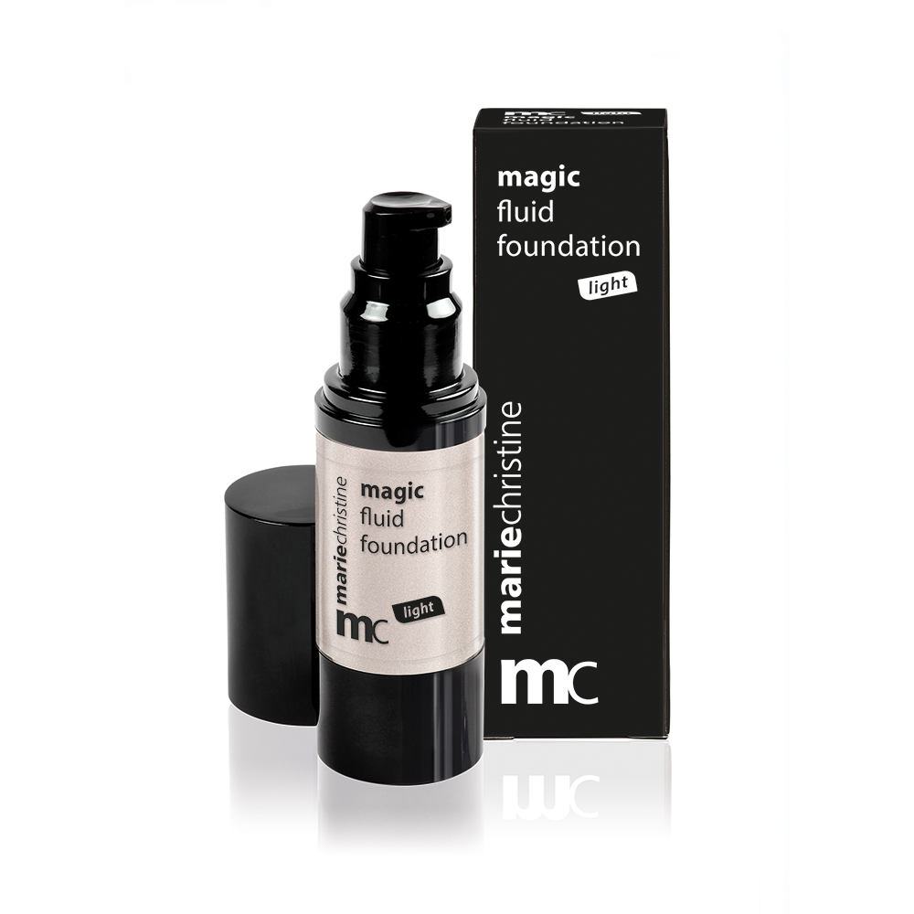 mc mariechristine Magic Fluid Foundation, LIGHT, 30 ml