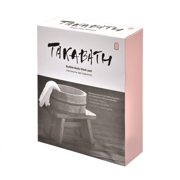 TAKABATH Bubble Body Wash Pad - Box (10 Sachets à 30 g)