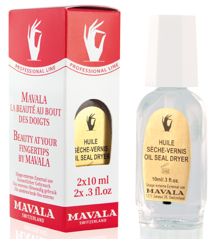 MAVALA Oil Seal Dryer Nagellack-Schnelltrockner mit Öl 2 x 10 ml - Kabinett