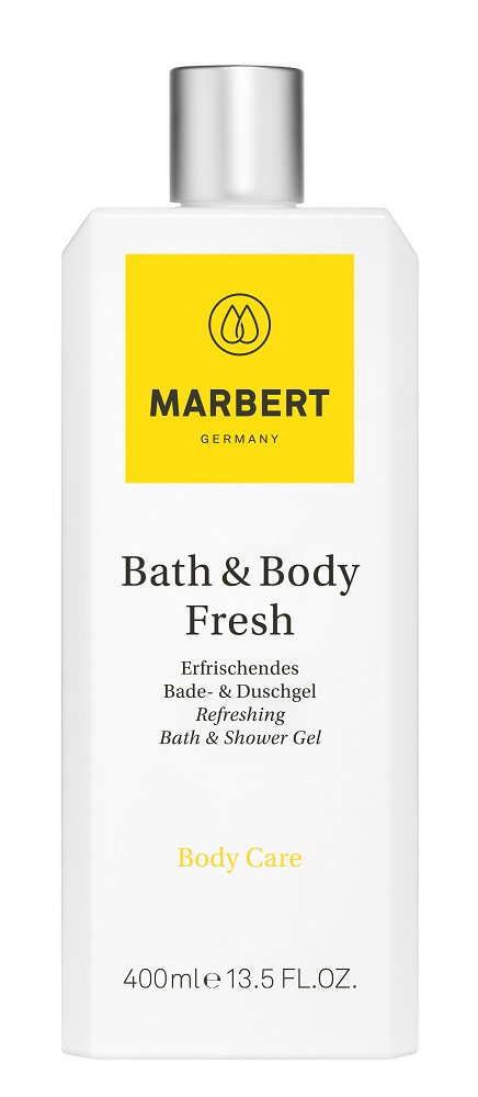 Marbert Bath & Body Fresh - Erfrischendes Bade- und Duschgel, 400 ml