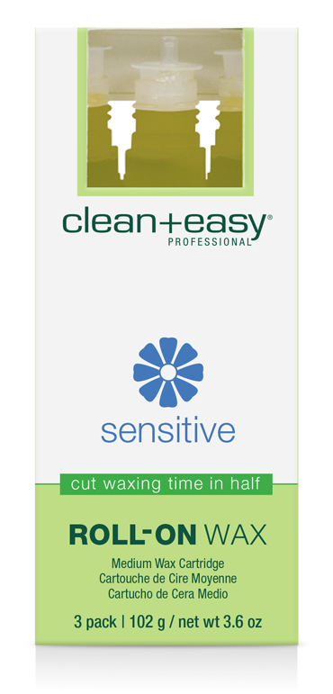 clean+easy Sensitive Azulen-Wachspatronen mittel - 3er-Pack