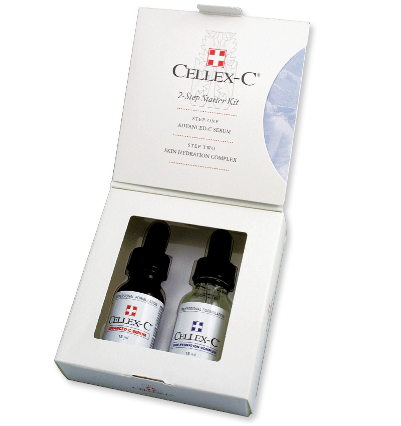 CELLEX-C 2-Step Starter Set 2 Advanced-C Serum & Skin Hydration Complex 2 x 15 ml