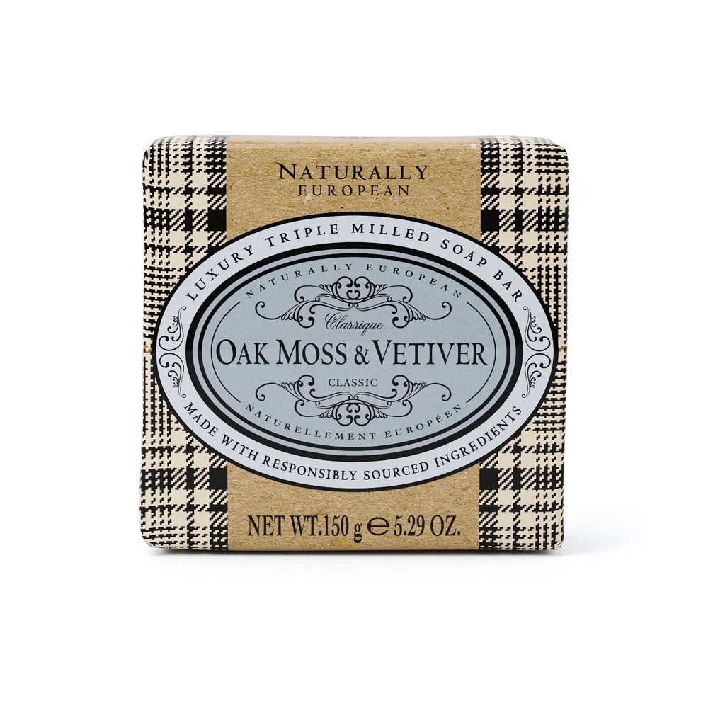 Naturally European Seife 150 g - Oak Moss & Vetiver