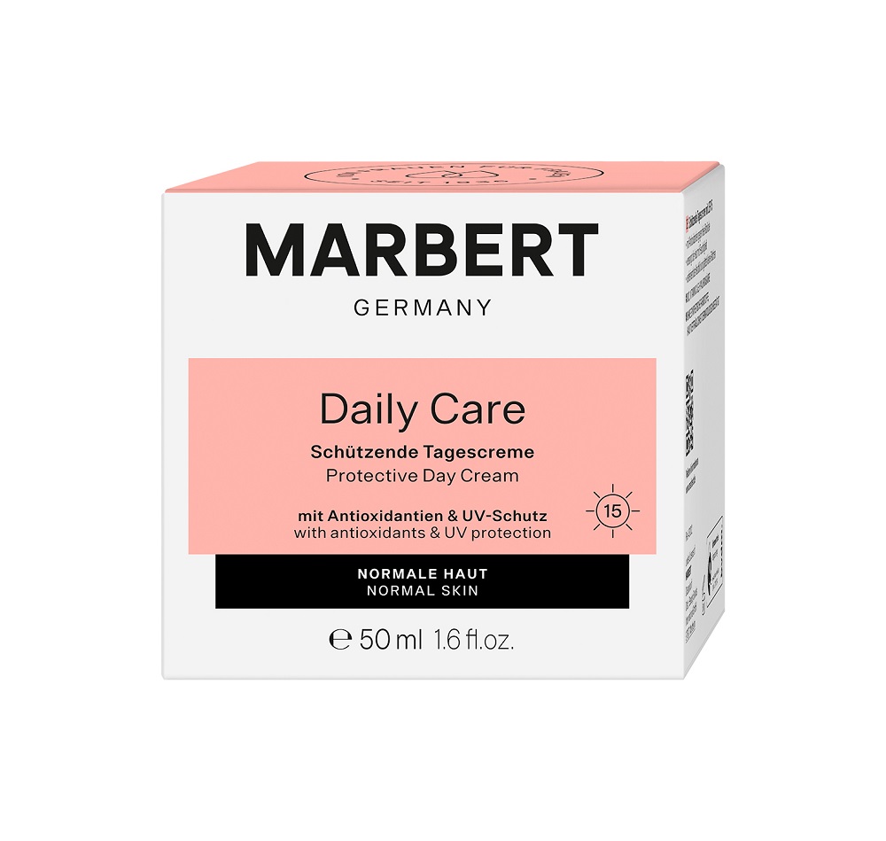 Marbert Daily Care - Schützende Tagescreme mit LSF 15, 50 ml