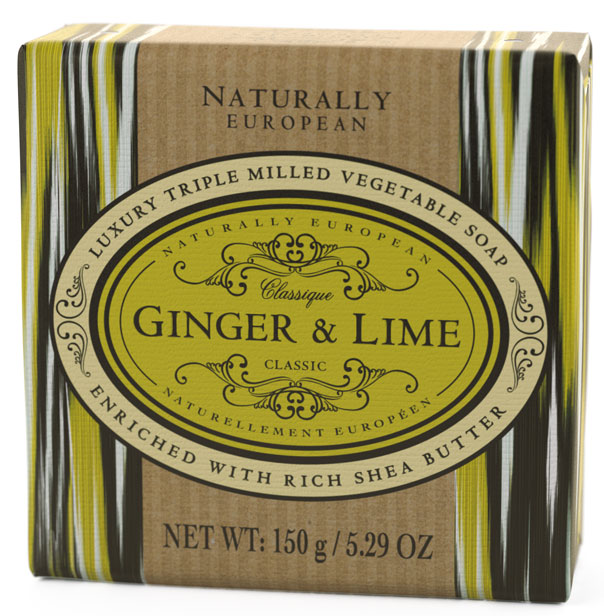 Naturally European Seife 150 g - Ginger & Lime