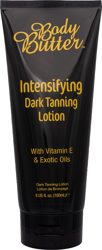 Body Butter Intensifying Dark Tanning Lotion, 180 ml Tube with Vitamin E & Excotic Oils