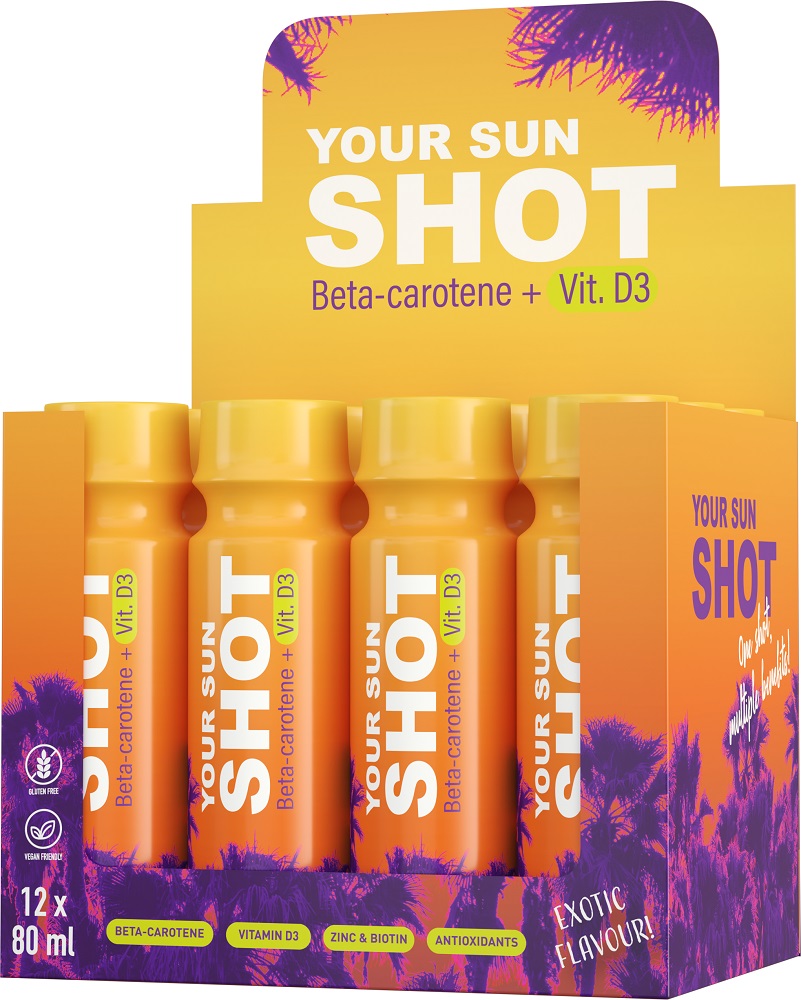 Your Sun Shot, 80 ml -  Display, 12 Stück