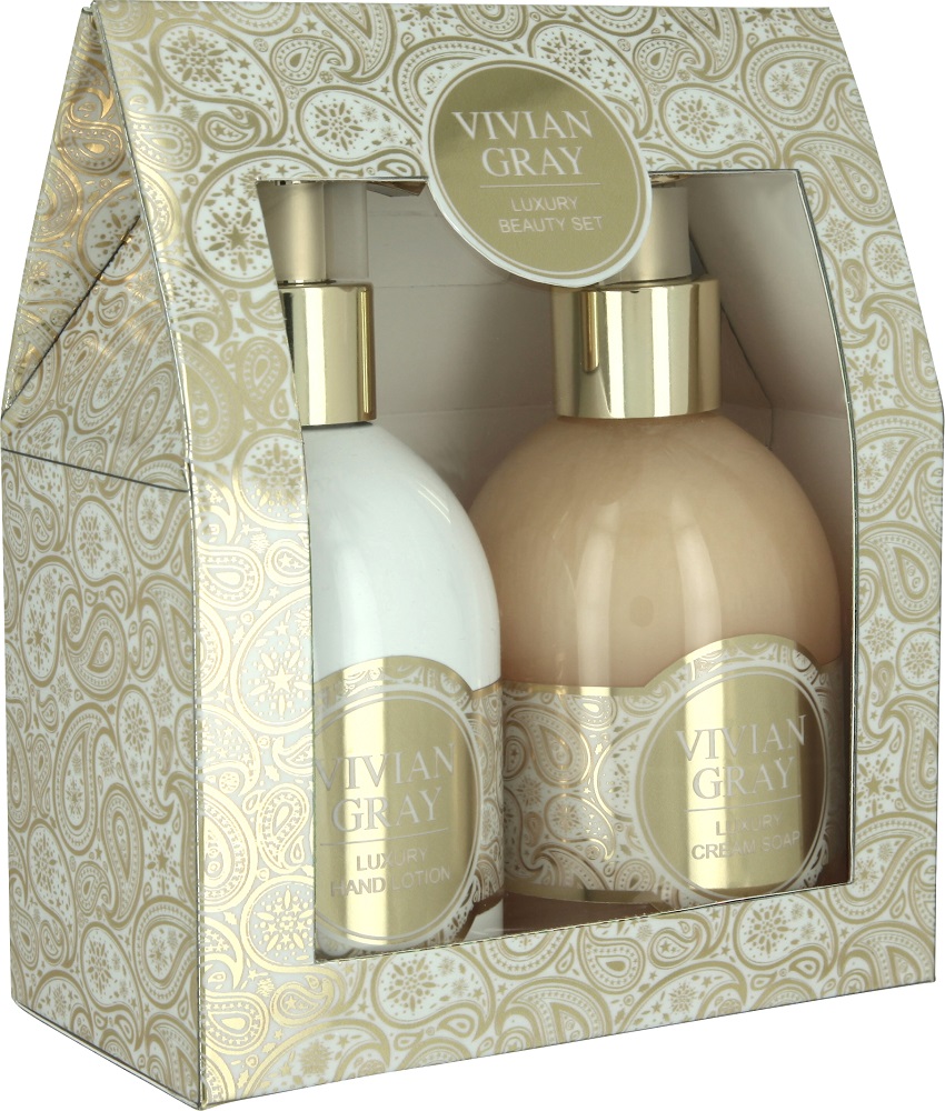 Vivian Gray Romance Set Hand Lotion & Cremeseife Sweet Vanilla 2 x 250 ml