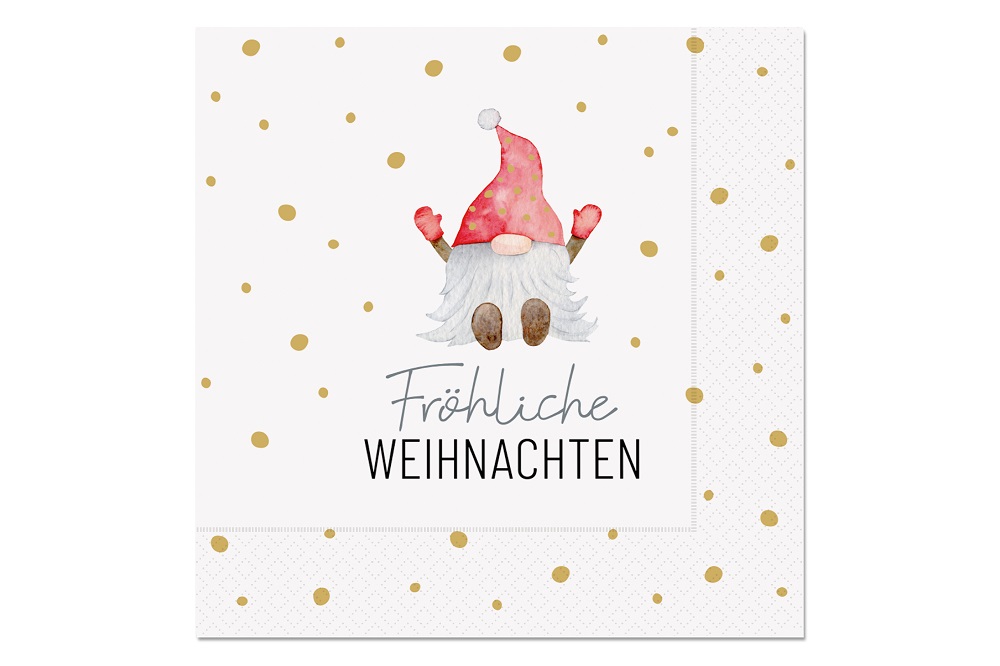 Lovely Christmas Servietten - Fröhliche Weihnachten, 20 Stück