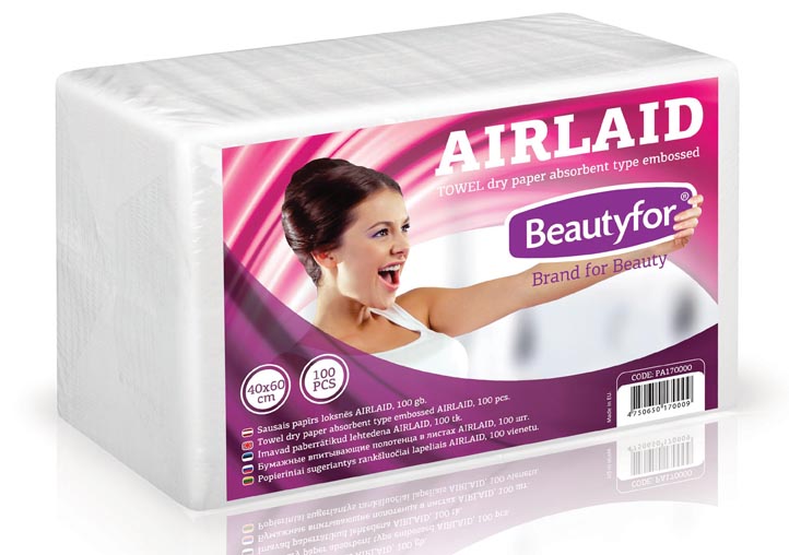 Beautyfor Einweg-Handtücher aus Airlaid 40 x 70 cm (100 Stück)