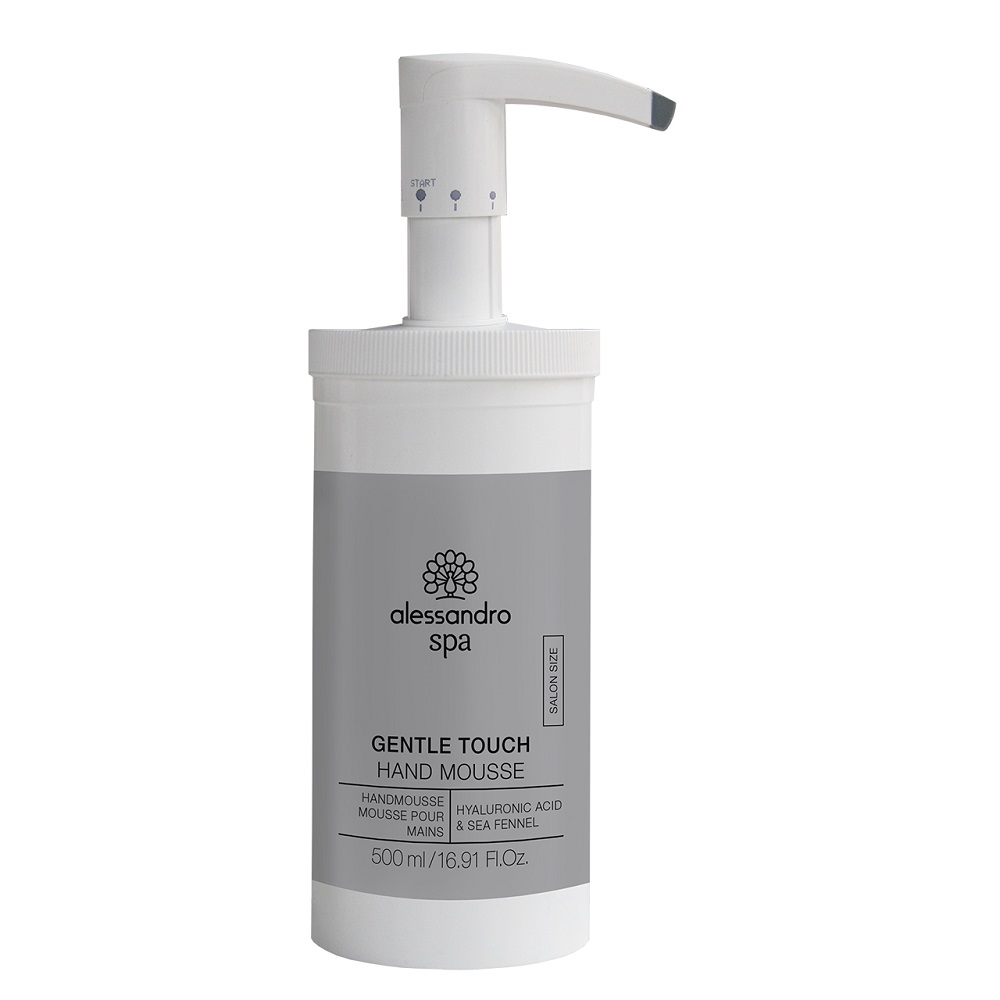 Alessandro Gentle Touch Handmousse, 500 ml Kabi mit Spender