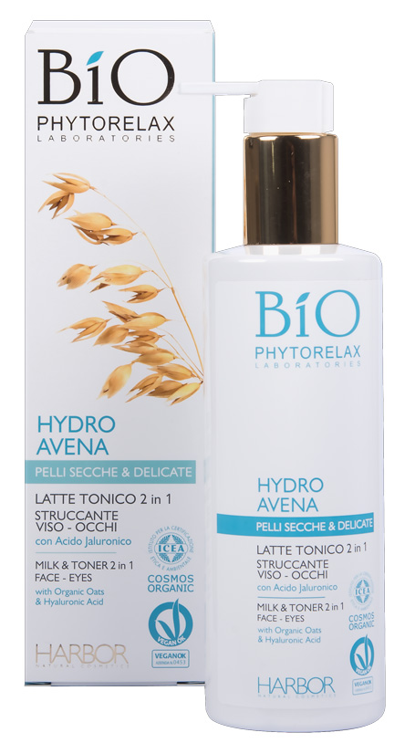 Bio Phytorelax Hydro Avena Milk & Toner 2-in-1 Face & Eyes 200 ml