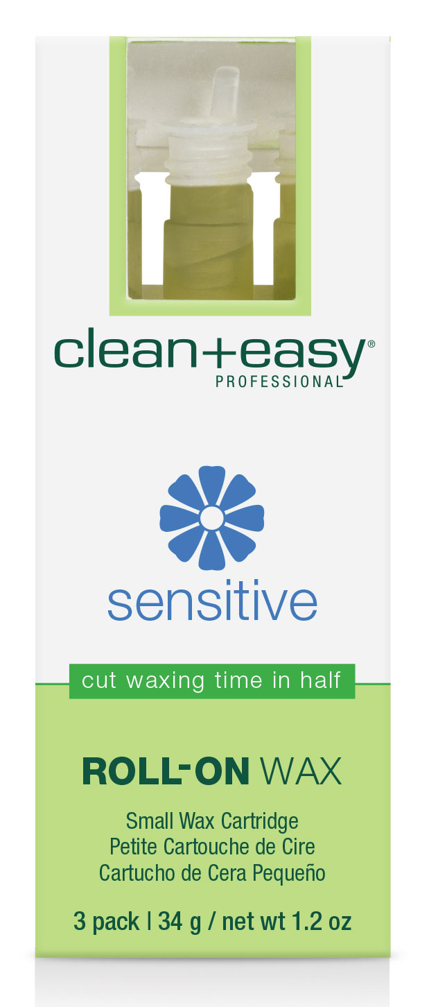 clean+easy Sensitive Azulen-Wachspatronen klein - 3er-Pack