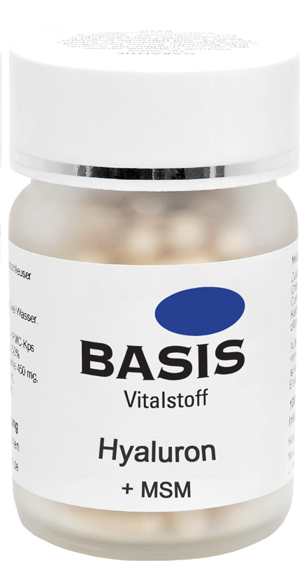 BASIS Vitalstoff Hyaluron + MSM (100 Kapseln)